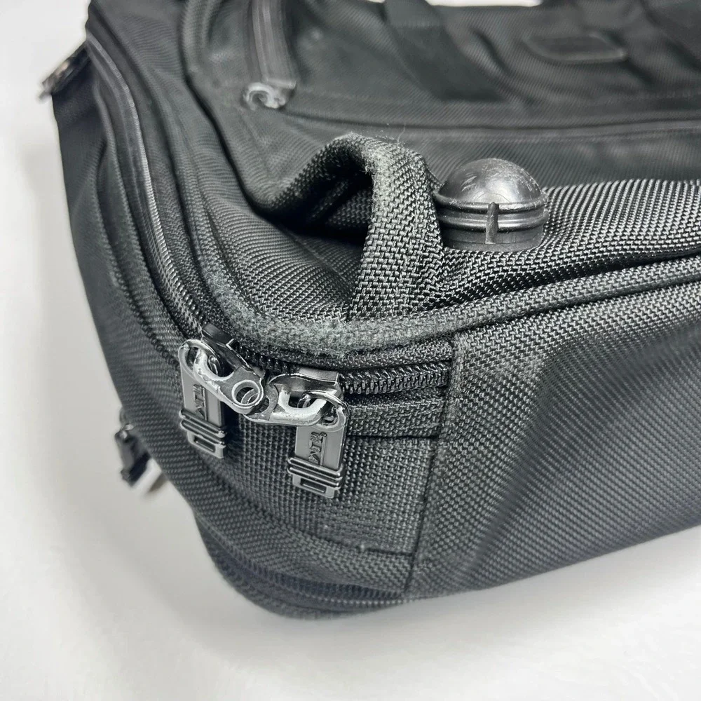 UMI Alpha 2 Expandable Organizer Laptop Briefcase Black Ballistic Nylon Carry On
